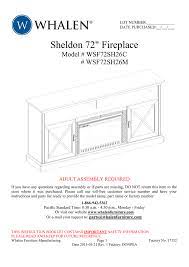 sheldon 72 fireplace manualzz