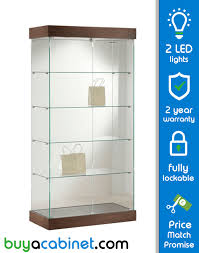 Full Glass Top Lighted Fashion Display