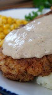 How to make easy chicken fried steak. Chicken Fried Steak With Country Gravy Is Smothered In A Creamy White Peppery Country Gravy Country Fried Steak Chicken Fried Steak Country Fried Steak Gravy