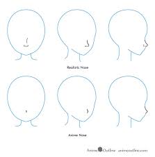 I have been requested to do a step by step tutorial on how to draw female anime characters so here it is 6) erase/hide the sketch lines (traditional/digital). How To Draw Anime And Manga Noses Animeoutline