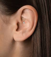 The cartilage of the ear resembles a sea creature called conch. Conch Earrings Conch Piercing Hoop Studs Maria Tash