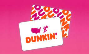 money is there in my dunkin gift card