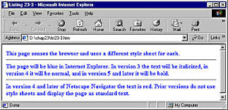 It was first in beta in 1996 and was finally released in june 1997. Creating Cross Browser Content Dynamic Html In Action