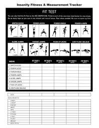 Insanity Workout Wall Calendar Insanity Schedule Yamp
