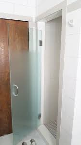 single swing frameless shower door