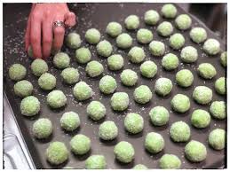 hand made onde onde cookies to