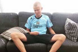 You'll receive email and feed alerts when new items arrive. Picture Of Erling Braut Haaland Wearing Man City Shirt Surfaces Manchester Evening News