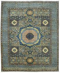 mamluk patterned wool rugs multi