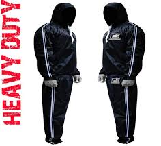 Fs Mma Sauna Sweat Suit Track Weight Loss Slimming Fitness Gym Exercise Training