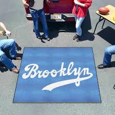 fanmats brooklyn dodgers tailgater rug