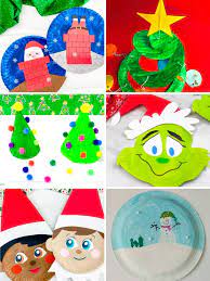 paper plate crafts for christmas