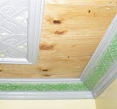 how to install a tin ceiling old