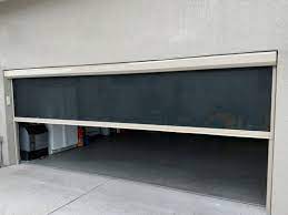 motorized garage door screens