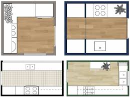 make a small kitchen layout feel bigger
