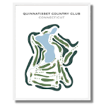 Quinnatisset Country Club CT Golf Course Map Home Decor - Etsy