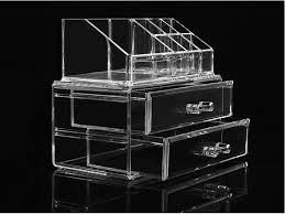 clear cosmetic organiser storage box