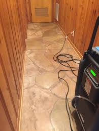 water damage to your stone floor what