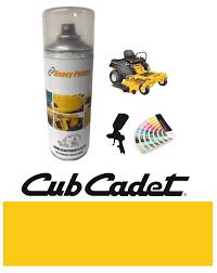 Cub Cadet Mower Yellow Enamel 400ml Aerosol