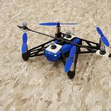 the parrot rolling spider quadcopter is
