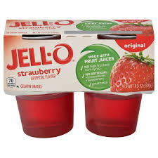jell o gelatin snacks strawberry