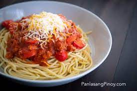 meaty spaghetti panlasang pinoy