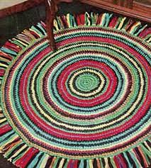 the crocheted round rug pattern by