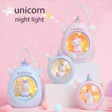 Unicorn Led Night Light Baby Nursery Lamps My Heart Store