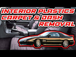 rx7 fc how to remove interior in 16