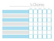 Now Available Free Customizable Chore Charts And Daily
