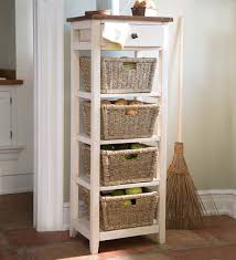 The ainsworth cream media tower with. Drawer Stand With Shelves And Wicker Storage Baskets Accent Tables Wicker Baskets Storage Baskets For Shelves Storage Baskets