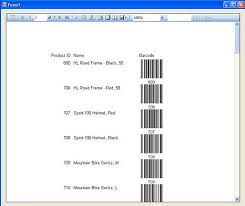 print barcodes in rdlc report