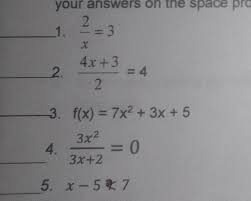 Rational Function Rational Equation