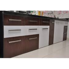 brown and white modern kitchen cabinet