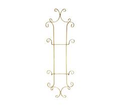 Large Gold Wrought Iron Plate Display