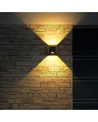 Black Solar Wall Lamp 15 4cm Adjustable