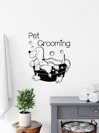 Grooming Salon Wall Decal Pet Grooming