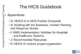 Hospital Incident Command System Train The Trainer Course