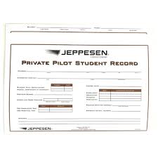 Jeppesen Private Pilot Record Folder 10001796 Js436501