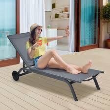 Outdoor Patio Recliner Chair