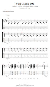 Guitar Lessons Spring Reverb Plucks And Chords