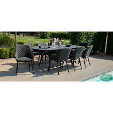 outdoor fabric zest 8 seat oval dining