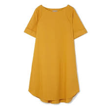 Image result for yellow t shirt dress
