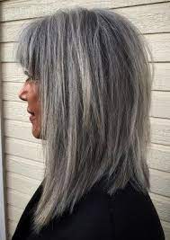 Long, layered hair is having a moment. Hairstyles And Haircuts For Older Women To Try In 2021 Hair Styles Grey Hair With Bangs Long Gray Hair