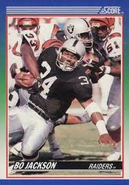 I have one on the bo jackson cards it is the fututre stars by topps. 1990 Score 10 Bo Jackson Football Card Football Cards Bo Jackson Old Football Players