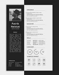 Cv Template One Page Resume Format