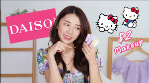 trying out daiso o kitty makeup