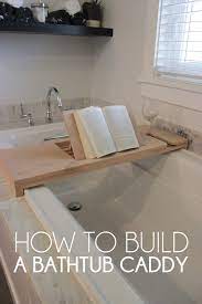 This beginner project costs about $10 for wood. How To Build A Bathtub Caddy Bathtub Caddy Home Diy Diy Bathroom