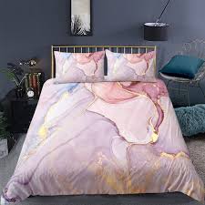 Colorful Marble Duvet Cover Queen Women