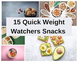 top 15 low point weight watchers snacks