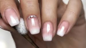 selber machen french ombre gel nails
